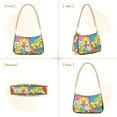 thumbnail image 7 of FORMRS Womens Shoulder Bag with Chain Strap Clutch Purse Cute Tote Handbag, Vibrant Dinosaur, 7 of 7