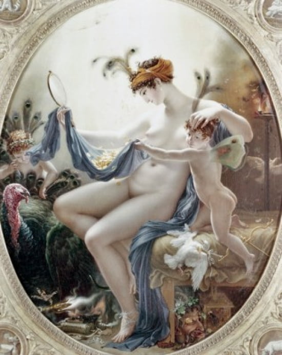 Mademoiselle Lange as Danae 1799 Anne-Louis Girodet de Roucy-Trioson (1767-1824 French) Oil on canvas Minneapolis Institute of Arts Minnesota USA Canvas Art - Anne-Louis Girodet de Roucy-Trioson (18 x