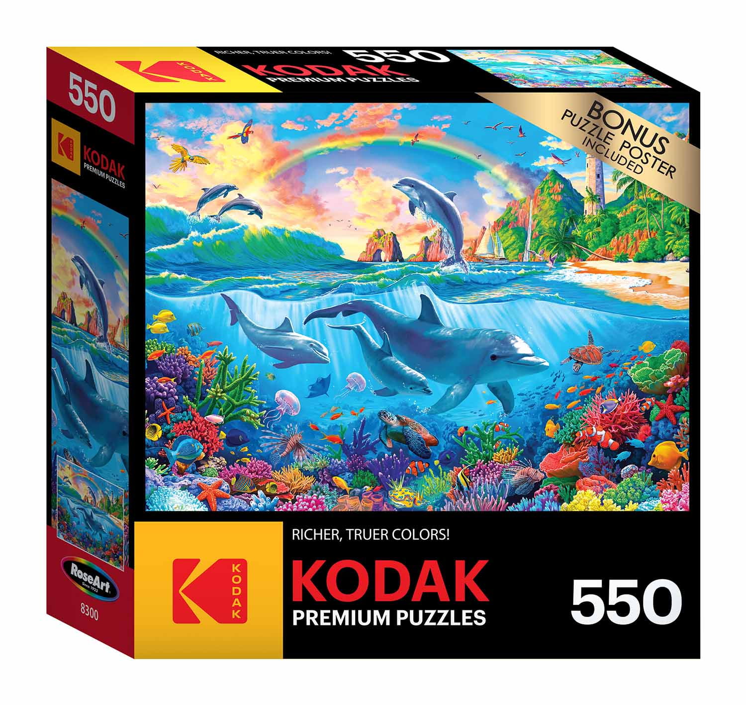 Kodak 550 Piece Jigsaw Puzzle - Dolphin Paradise by Image World