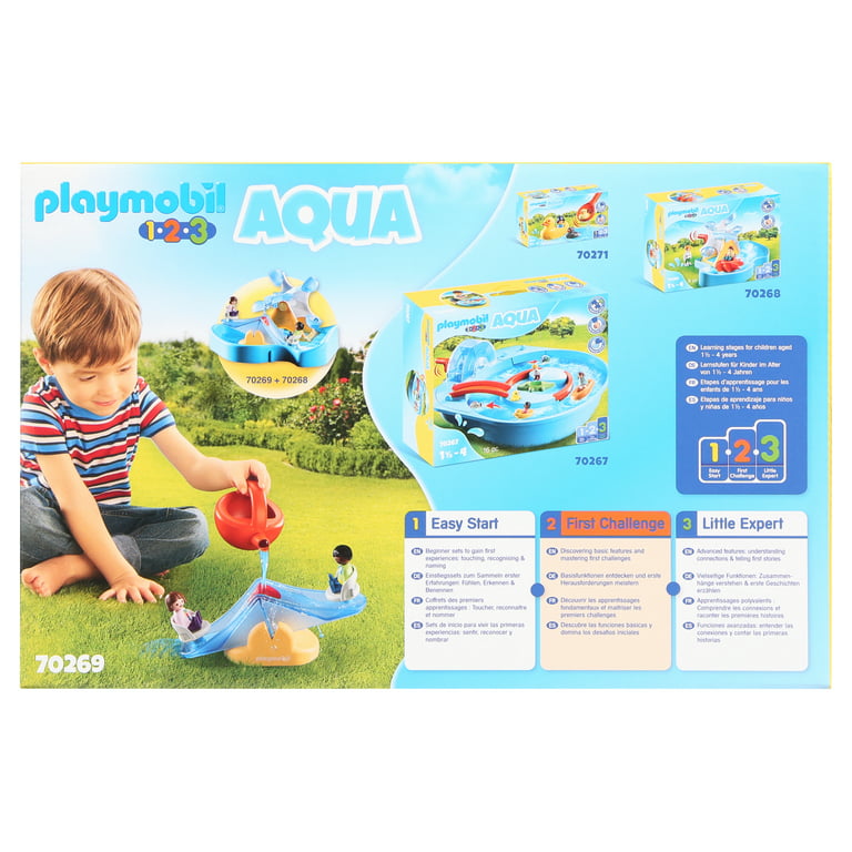Playmobil 1.2.3 Water Seesaw w/ Watering Can 70269 (kids 18 months