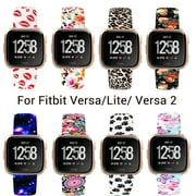 Amerteer Bands Compatible with Fitbit Versa/Fitbit Versa 2 / Fitbit Versa Lite for Women and Men, Soft Silicone Sport Strap Replacement Wristband for Fitbit Versa