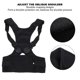 thumbnail image 3 of Adult Magnetic Back Spine Support Posture Corrector Brace Hunchback Correction Belt2XL Black, 3 of 5