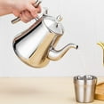 thumbnail image 5 of 1L Stainless Steel Tea Pot Water Kettle Tea Kettle with Strainer for Home Restaurant, 5 of 10