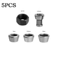 thumbnail image 1 of Bgsha M17 6/6.35/8mm Collet Chuck Adapter With Nut Engraving Trimming Machine Router, 1 of 9