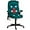 Dark Green, variant on Point Vibrating Massage Office Chair with Heat, Velvet High Back Executive Office Chair with Reclining Backrest, Padded Armrests and Remote