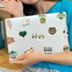 thumbnail image 3 of 100Pcs Girl Scout Sticker Waterproof PVC Girl Scout Sticker Set Girl Scout Water Bottle Sticker Bicycle Motorcycle Skateboard, 3 of 4