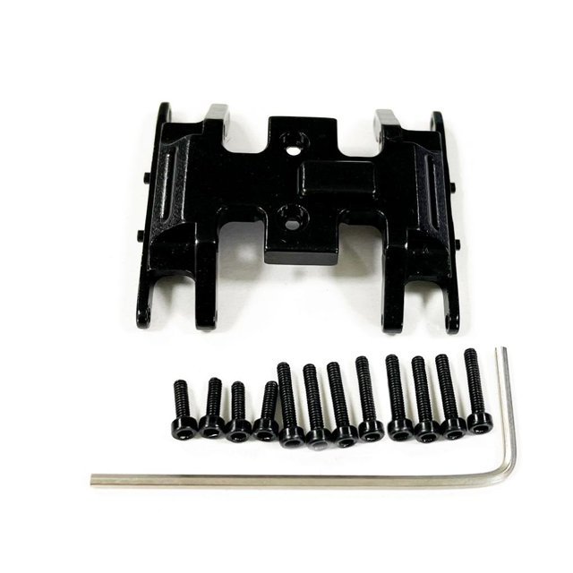 fastboy Aluminum Alloy Skid Plate Gear Box Mount For 1/24 Axial SCX24 Crawler RC Hop-ups Black