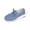 Blue Flats Shoes, variant on Women's Casual Lace-Up Shoes Thick-Soled Round Toe Solid Color Spring Summer Footwear Comfortable Lightweight Outdoor Indoor