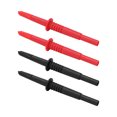 thumbnail image 3 of Multimeter Testing Probe, 2Set Insulation Protection Lantern Tip Test Probes 1000V Maximum 32A  For Automotive Sensors, 3 of 8