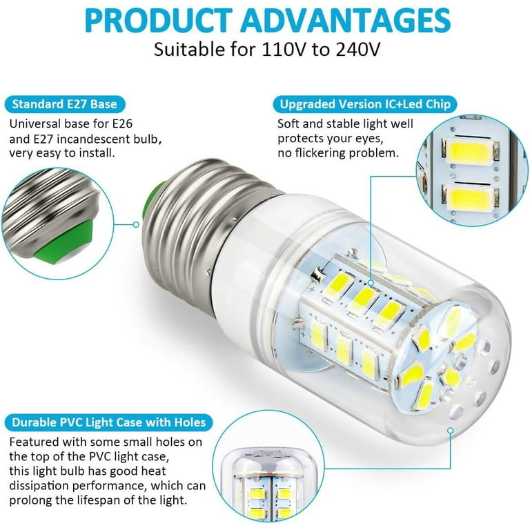 PFC③ 5304511738 LED Light Bulb Refrigerator for Frigidaire