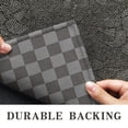 thumbnail image 6 of Gray and Black Checkerboard Pattern Door Rugs,Washable Non Slip Door Mats Indoor,Decorative Door Mats,Entry Mat Indoor for Entrance,Bedroom,Kitchen,Bathroom,20"x32", 6 of 6