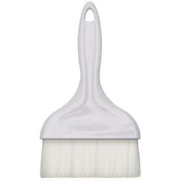 Winco NB-40, 4-Inch Wide Flat Nylon Bristle Pastry Brush with Plastic Handle