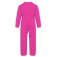 thumbnail image 2 of Miaeowve Kids Boys Mechanic Costume Dance Coveralls Long Sleeve Solid Twill Overalls Boilersuit Hot Pink 10, 2 of 5