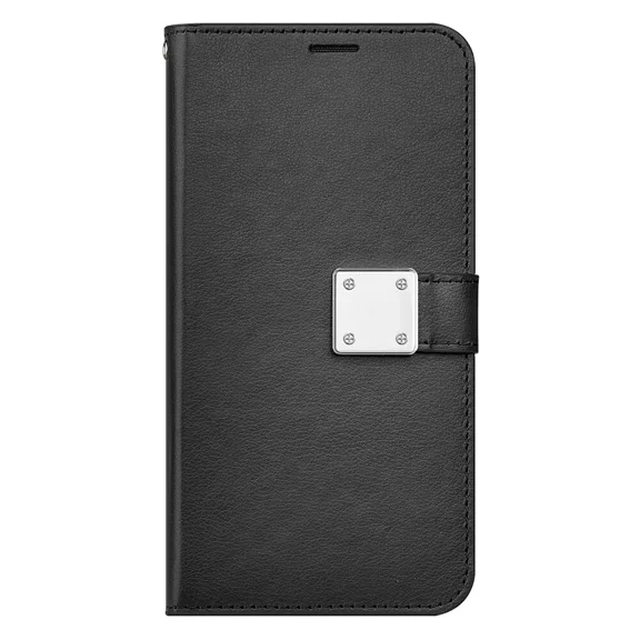 UPTECH 1 Premium Wallet Case for iPhone 17 Pro Max with Card Holder, Magnetic Flip Cover, Black