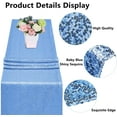 10 PCS Sequin Table Runner Baby Blue 12 X 108 Inch Glitter Baby Blue