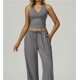 thumbnail image 2 of Chaleco de Yoga for mujer, ropa interior deportiva ajustada en forma de V for belleza en la espalda, chaleco deportivo for ejercicio de carrera, almohadilla for pechos extraíble, 2 of 5