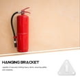 thumbnail image 3 of TABLZONE 12pcs Wall Bracket Fire Extinguisher Silver Metal Holder For Home Use, 3 of 8