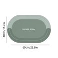 thumbnail image 2 of TACILIP Bath Mats, Bath Rug Super Absorbent Quick Dry Non Slip Backing Washable Bathroom Floor Mats Shower Rugs for In Front Of Bathtub Shower Room 23.6x15.7in, Men Gifts, 2 of 6