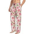 thumbnail image 6 of Honiee Rose Flowers for men - a sleek fusion of Straight Pajama Pants, versatile Lounge Pants, and cozy Sleepwear, all rolled into one-Medium, 6 of 6