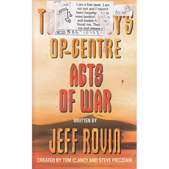 Pre-Owned TOM CLANCY'S OP-CENTRE ACTS OF WAR (tom clancy's op-centre) Paperback