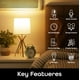 thumbnail image 2 of Bombilla LED inteligente Geeni WiFi, regulable, blanca suave, 800 lúmenes, 2 of 8