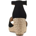 thumbnail image 3 of Style & Co. Womens Seleene Faux Suede Open Toe Wedge Sandals, 3 of 5