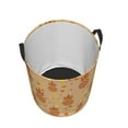 thumbnail image 3 of Balery Pineapples Round Laundry Basket with Handles Waterproof Freestanding Laundry Hamper for Clothes Toys in the Dorm and Family-Medium, 3 of 8