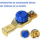 thumbnail image 3 of Desconexión maestra de batería para vehículos recreativos, camiones, vehículos todo terreno, todoterrenos, todoterrenos, interruptores de batería de motocicleta seguros y fáciles de usar, aislador de, 3 of 5