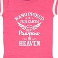 thumbnail image 4 of Inktastic Handpicked for Earth by My Pawpaw in Heaven with Angel Wings Boys or Girls Baby Bodysuit, 4 of 5