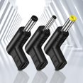 thumbnail image 5 of Conector PD en ángulo recto de 19,5 V/20 V, adaptador tipo C a CC, enchufe hembra a macho, 5521, 5 of 5