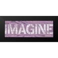 thumbnail image 2 of Harbick, N 14x7 Black Modern Framed Museum Art Print Titled - Purple Imagine, 2 of 5