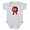 Heather Gray, variant on CafePress - A Product Of West Virginia Body Suit - Cute Infant Bodysuit Baby Romper - Size Newborn - 24 Months