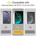 thumbnail image 2 of JETech Case for Samsung Galaxy Tab S9 FE+ / S9 FE Plus 12.4-Inch with S Pen Holder, Clear Transparent Hard PC Back, Protective Tri-Fold Stand Tablet Cover, Auto Wake/Sleep (Light Blue), 2 of 6