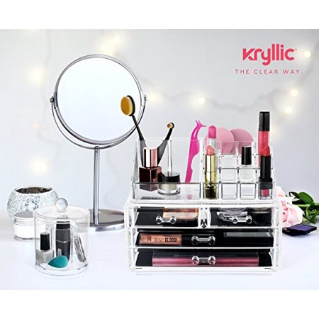 Acrylic Jewelry Cosmetic Vanity Organizer Great Box For