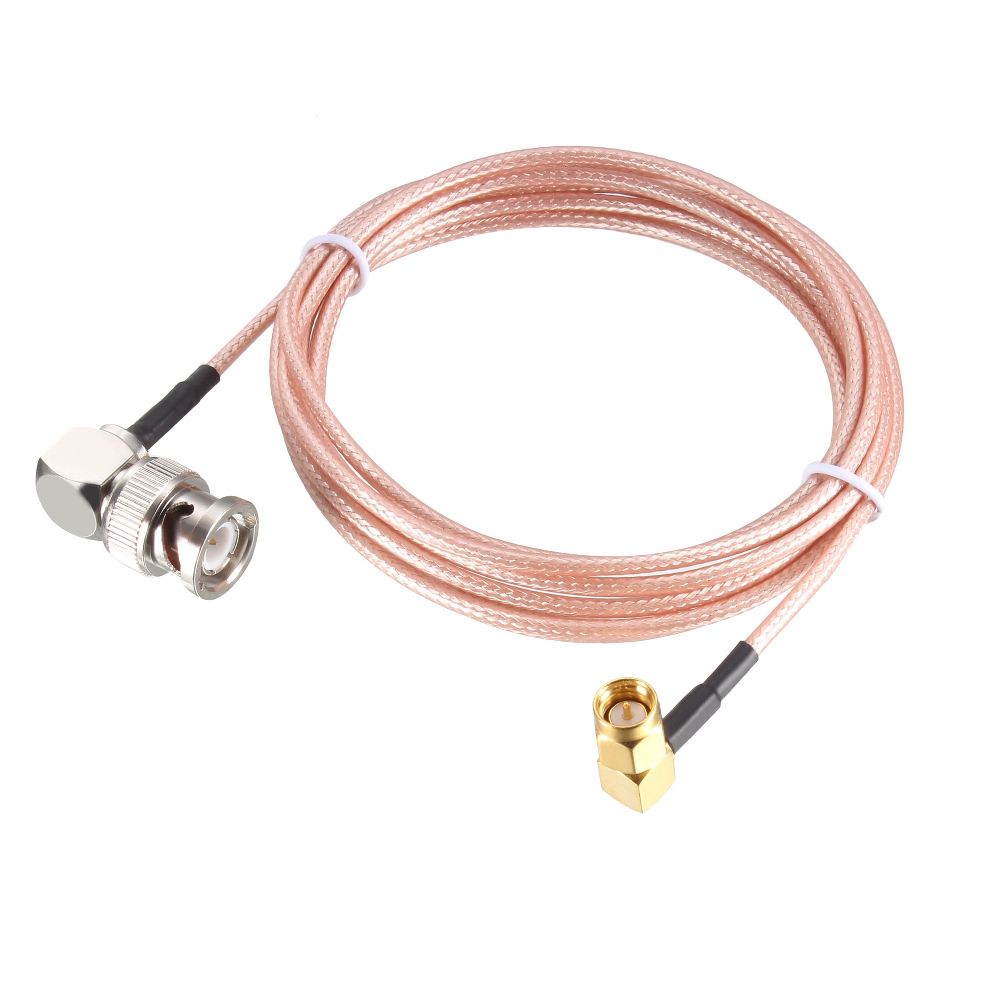 BNC Male Right Angle to SMA Male Right Angle RG316 Coaxial Cable 1