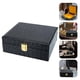 thumbnail image 3 of Containers Lids Cigar Packaging Box Cigar Humidor Box Decorative Cigar Boxes Locking Key Wood Chest Cedar Humidors Box, 3 of 3