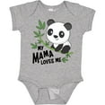 thumbnail image 3 of Inktastic My Mama Loves Me Cute Panda Boys or Girls Baby Bodysuit, 3 of 5