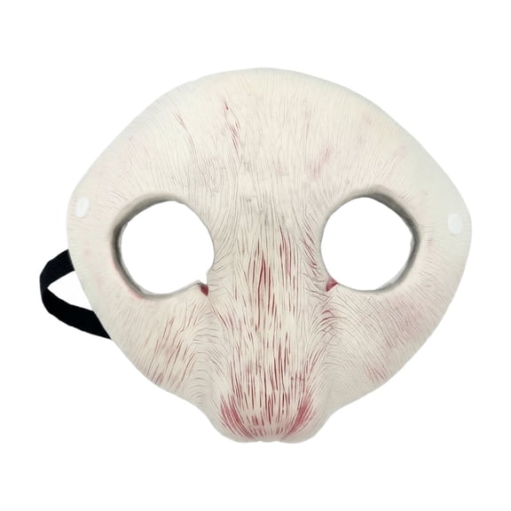 Mask for Masquerade Party Latex White Animal Rat Mask Halloween Accessory for Adult Event Holiday Themed Gathering