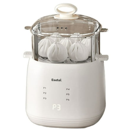 Esetel Electric egg cookers, Electric Egg Boiler for Home Kitchen, Dorm Use, White