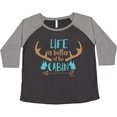 thumbnail image 3 of Inktastic Life Is Better At The Cabin, Deer Antlers, Camping Women's Plus Size T-Shirt, 3 of 5