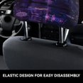 thumbnail image 6 of Headrest Cover for Cars, Purple Hippo In Water 2 Pack Car Headrest Cover, Soft Elastic Auto Steelers Head Rest Covers Headrest Protector Universal Fit to All Car Truck SUV, 6 of 8