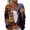 Ginger, variant on Halloween Cardigan Sweaters for Women Knit Skull Witch Ghost Print Button Up Casual Cardigan Funny Halloween Party Holiday Coat Tops Green 2XL