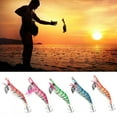 thumbnail image 4 of 5 Pcs Mixed Color Artificial Luminous Shrimp Fishing Lures Hook Plastic Fishing Bait, 4 of 9