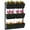 Black, variant on 3-Tier Wall Planter with 6 Pots for Indoor and Outdoor Use, Hanging Plant Holder, Self Draining Wall Mounted Planter for Vegetables, Flowers, Herbs, Green