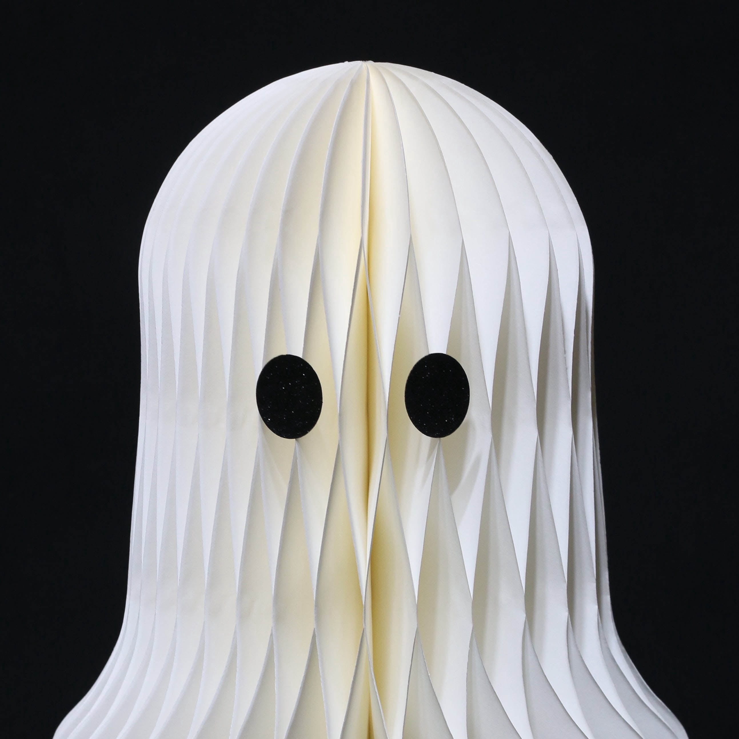 Paper Honeycomb Ghost Decoration, White, 12", Halloween by Way To Celebrate
