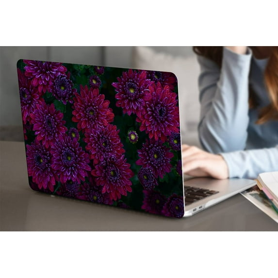 KSK KAISHEK Hard Protective Shell Case Cover Only Compatible Release Newest MacBook Pro 13" with + Black Keyboard Cover Model: M1 A2338/A2289/A2251/A2159/A1989/A1706/A1708 Purple series 0633