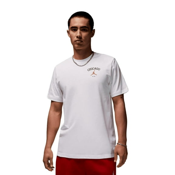 Nike Jordan Chi City T-Shirt White HF1155-100 Men's Size M
