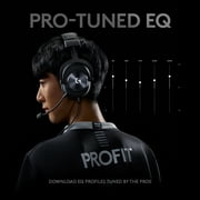 Logitech G PRO x Gaming Headset (2nd Generation) In-Ear with Accessories Included, Dts Headphone:x 7.1 and 50 mm, Black, 1 Pack