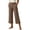 Brown, variant on Yoga Pants for Women High Waisted Ankle Length Flare Leggings with V Waist Side Slits and Pockets for Workout Pilates Walking Studio Lounge Summer