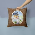 thumbnail image 2 of Carolines Treasures 7106PW1414 Jack Russell Terrier Fabric Decorative Pillow  14Hx14W multicolor, 2 of 4